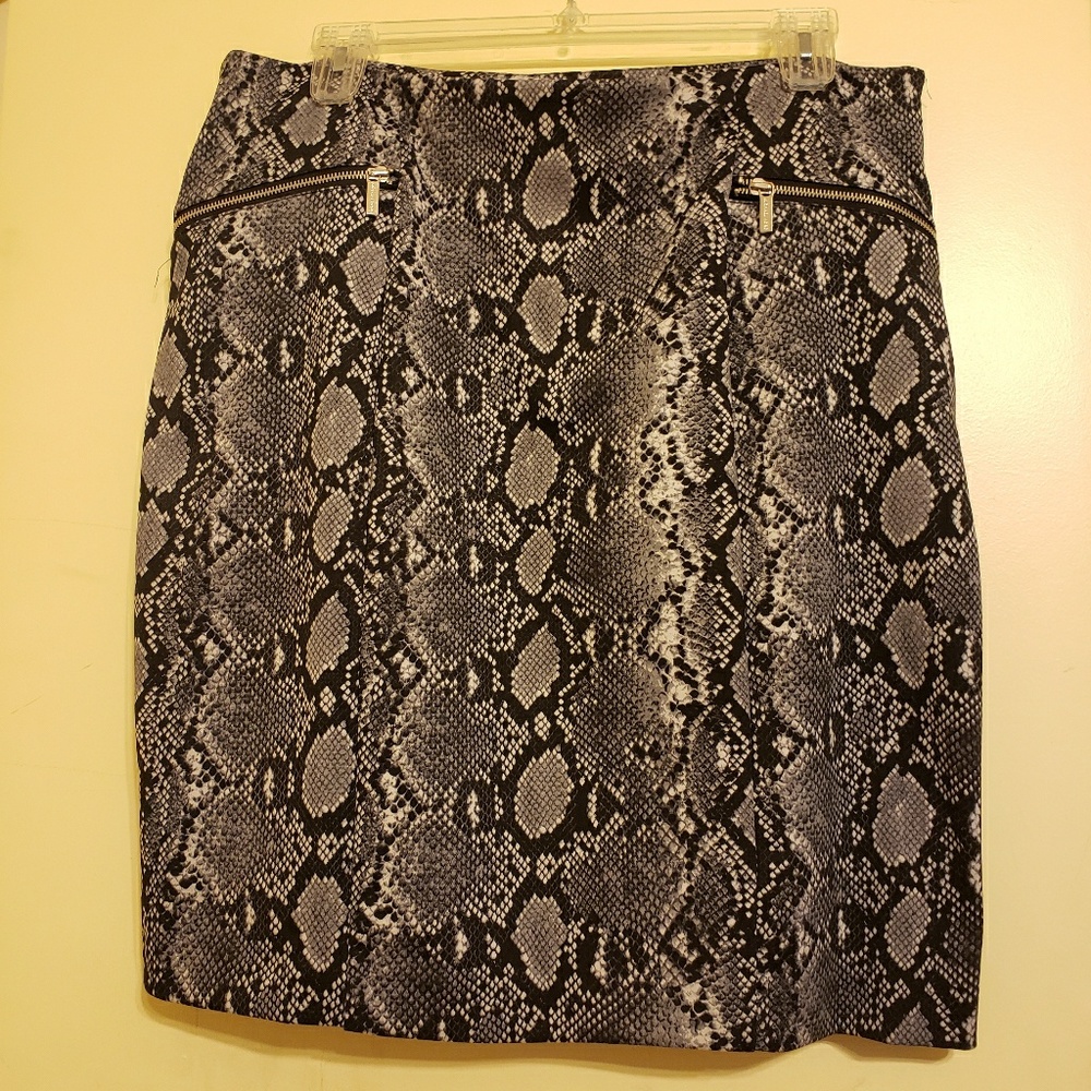 Michael Kors Snakeprint Pencil Skirt